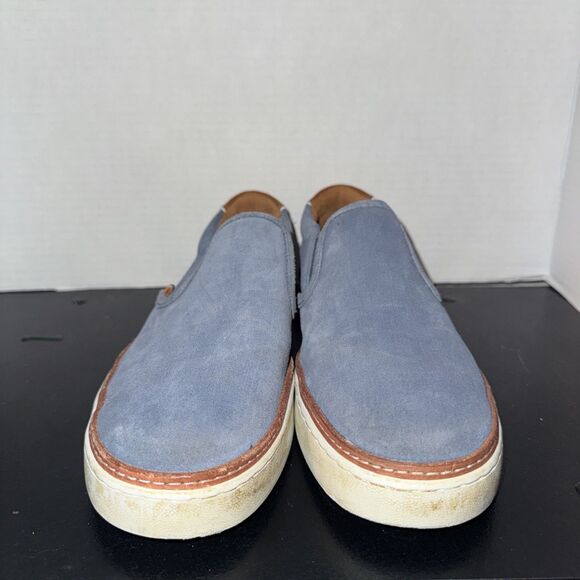 Allen Edmonds Alpha Loafers Sneakers Mens Size 7.5 Blue Suede Casual Slip On main image 7